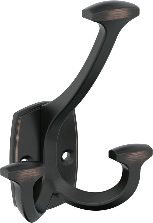 Amerock Vicinity Triple Prong Oil-Rubbed Bronze Wall-Mounted Hook